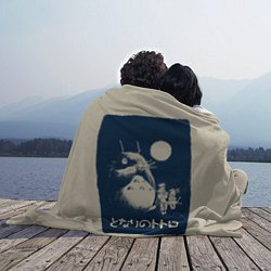 Плед флисовый My Neighbor Totoro, цвет: 3D-велсофт — фото 2