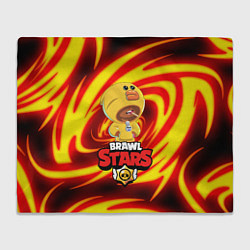Плед флисовый BRAWL STARS SALLY LEON, цвет: 3D-велсофт