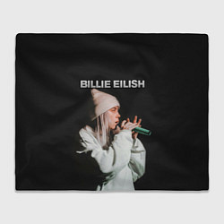 Плед флисовый BILLIE EILISH, цвет: 3D-велсофт