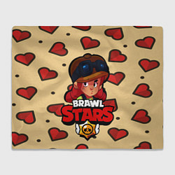 Плед флисовый Brawl Stars - Jessie, цвет: 3D-велсофт