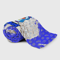 Плед флисовый BRAWL STARS LEON SHARK, цвет: 3D-велсофт — фото 2