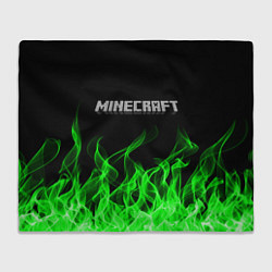 Плед флисовый MINECRAFT FIRE, цвет: 3D-велсофт