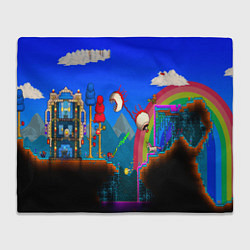 Плед флисовый TERRARIA GAME, цвет: 3D-велсофт
