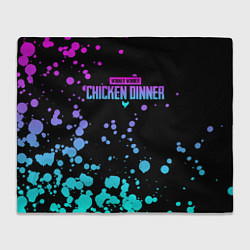 Плед флисовый Chicken Dinner, цвет: 3D-велсофт