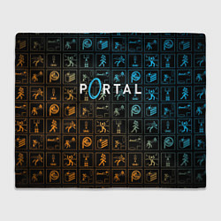 Плед флисовый PORTAL, цвет: 3D-велсофт