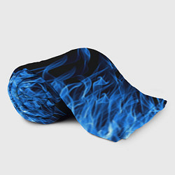Плед флисовый BLUE FIRE FLAME, цвет: 3D-велсофт — фото 2