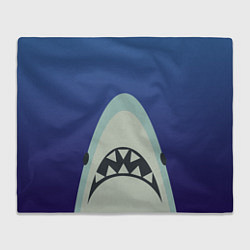 Плед флисовый IKEA Shark, цвет: 3D-велсофт