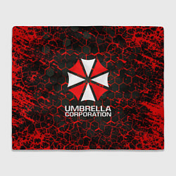 Плед флисовый UMBRELLA CORPORATION, цвет: 3D-велсофт