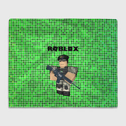 Плед флисовый Roblox, цвет: 3D-велсофт