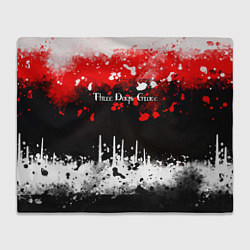 Плед флисовый THREE DAYS GRACE, цвет: 3D-велсофт