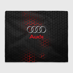 Плед флисовый AUDI, цвет: 3D-велсофт