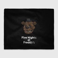 Плед флисовый FIVE NIGHTS AT FREDDYS, цвет: 3D-велсофт