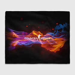 Плед флисовый CSGO, цвет: 3D-велсофт