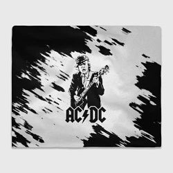 Плед флисовый ACDC, цвет: 3D-велсофт