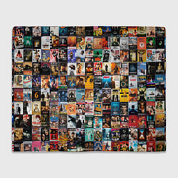 Плед флисовый Постеры фильмов, цвет: 3D-велсофт