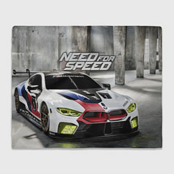 Плед флисовый Need for Speed, цвет: 3D-велсофт
