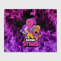 Плед флисовый BRAWL STARS TARA, цвет: 3D-велсофт