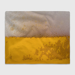 Плед флисовый Пиво, цвет: 3D-велсофт
