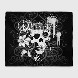Плед флисовый Bullet For My Valentine, цвет: 3D-велсофт