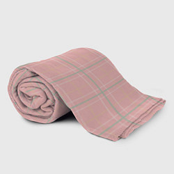 Плед флисовый Шотландка Розовая, цвет: 3D-велсофт — фото 2