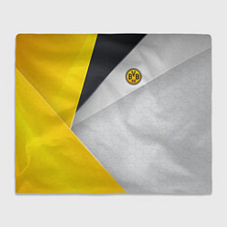 Плед флисовый FC Borussia, цвет: 3D-велсофт