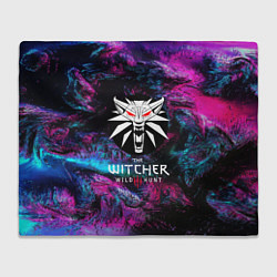 Плед флисовый The Witcher 3, цвет: 3D-велсофт