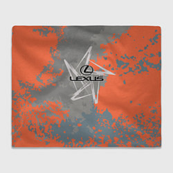 Плед флисовый LEXUS, цвет: 3D-велсофт