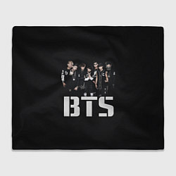 Плед флисовый BTS, цвет: 3D-велсофт