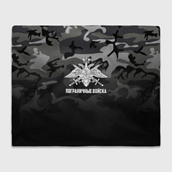 Плед флисовый Пограничные Войска, цвет: 3D-велсофт