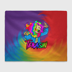 Плед флисовый 6IX9INE, цвет: 3D-велсофт