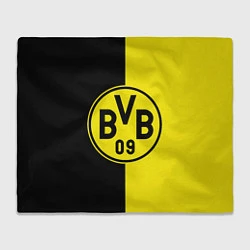 Плед флисовый BORUSSIA, цвет: 3D-велсофт