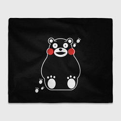 Плед флисовый Kumamon, цвет: 3D-велсофт