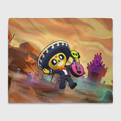 Плед флисовый Brawl Stars Poco, цвет: 3D-велсофт