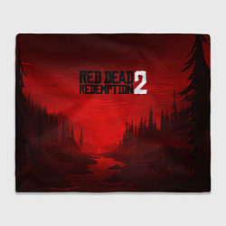 Плед флисовый Red Dead Redemption 2, цвет: 3D-велсофт