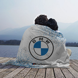 Плед флисовый BMW БМВ, цвет: 3D-велсофт — фото 2