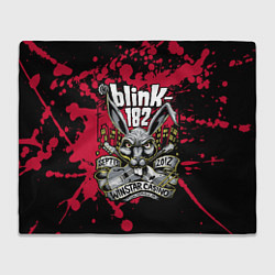 Плед флисовый Blink 182, цвет: 3D-велсофт