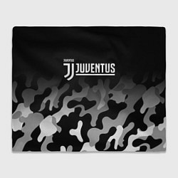 Плед флисовый JUVENTUS ЮВЕНТУС, цвет: 3D-велсофт