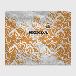 Плед флисовый Honda, цвет: 3D-велсофт