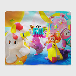 Плед флисовый FALL GAYS ФОЛЛ ГАЙС, цвет: 3D-велсофт