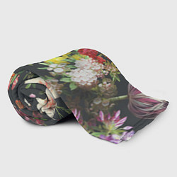 Плед флисовый Цветы, цвет: 3D-велсофт — фото 2