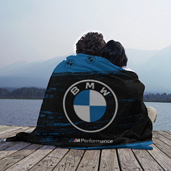 Плед флисовый BMW БМВ, цвет: 3D-велсофт — фото 2