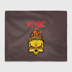 Плед флисовый ACDC, цвет: 3D-велсофт