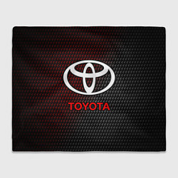 Плед флисовый TOYOTA ТОЙОТА, цвет: 3D-велсофт