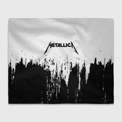 Плед флисовый METALLICA МЕТАЛЛИКА, цвет: 3D-велсофт