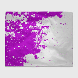 Плед флисовый Death Note, цвет: 3D-велсофт