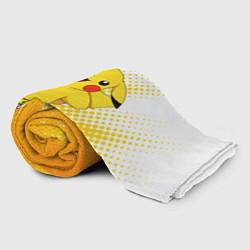 Плед флисовый Pikachu Pika Pika, цвет: 3D-велсофт — фото 2