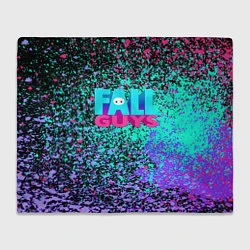 Плед флисовый Fall Guys, цвет: 3D-велсофт