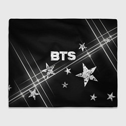 Плед флисовый BTS бойбенд Stars, цвет: 3D-велсофт