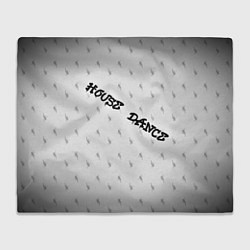 Плед флисовый House Dance, цвет: 3D-велсофт