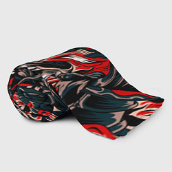 Плед флисовый Черный самурай, цвет: 3D-велсофт — фото 2